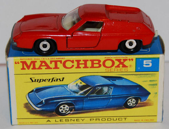 matchbox lotus europa
