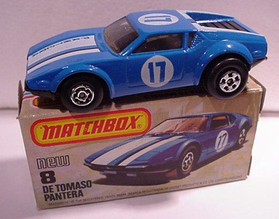 matchbox no 8 de tomaso pantera 1975