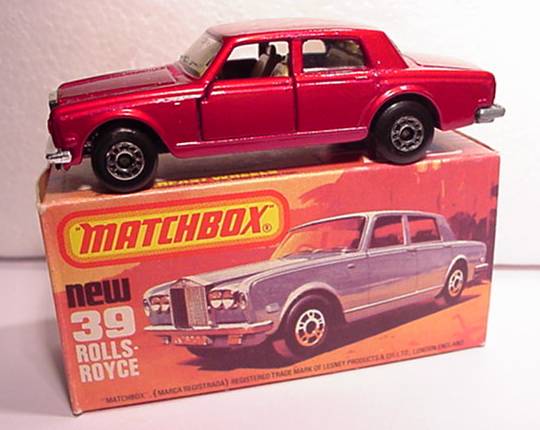 matchbox no 39 rolls royce