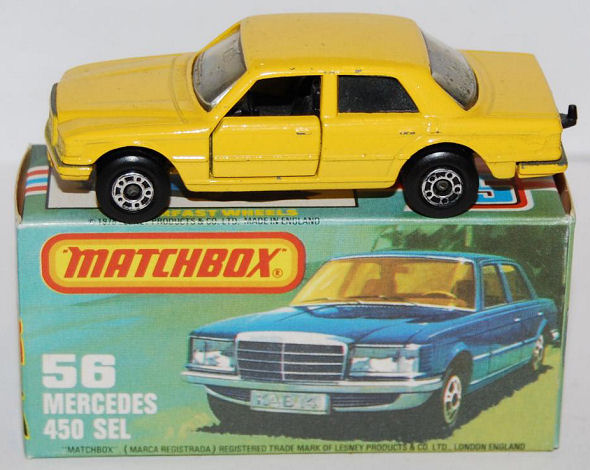 matchbox mercedes 450 sel