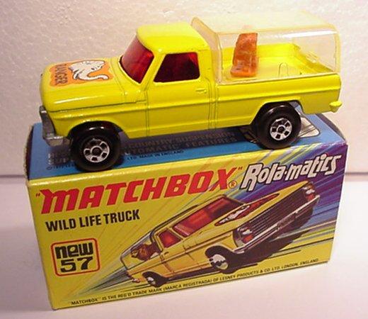 matchbox rolamatics wildlife truck 1973
