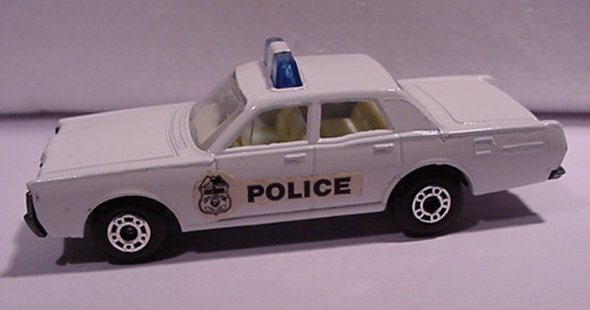 matchbox mercury police car