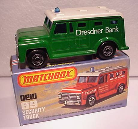 matchbox armored truck 1978